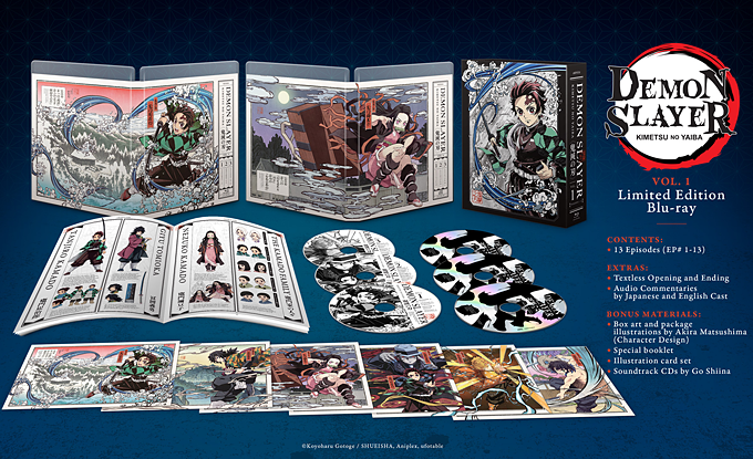 Demon Slayer Kimetsu No Yaiba - 2 Temporadas + Filme Blu-ray