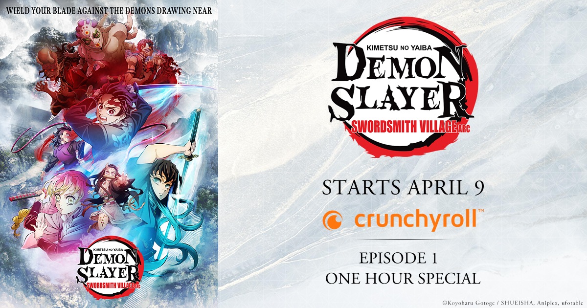 Demon Slayer: Kimetsu no Yaiba Swordsmith Village Arc: Lançamento, onde  assistir, trailers e mais - Crunchyroll Notícias