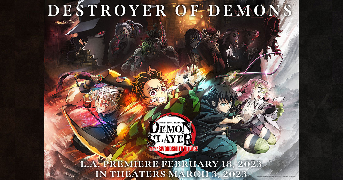 World Tour 2023  Demon Slayer: Kimetsu no Yaiba -To the Swordsmith  Village- Official USA Website